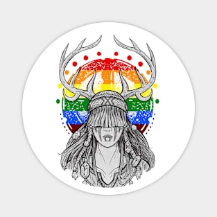 Lesbian pagan norse pride Heilung band Magnet